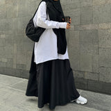 Top oversize effet seconde peau option mitaine « LE DAILY SKIN » - OUMMI BASICS