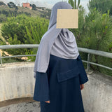Abaya avec poche avant
