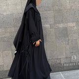 Maxi-shirt with slits "CATERINA" - OUMMI BASICS