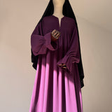 Abaya femme coupe évasée Joséphine - OUMMI MUSLIM