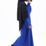 Abaya kimono à nouer en lin naturel