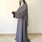 Abaya longue évasée « BASICALLY » - OUMMI MUSLIM