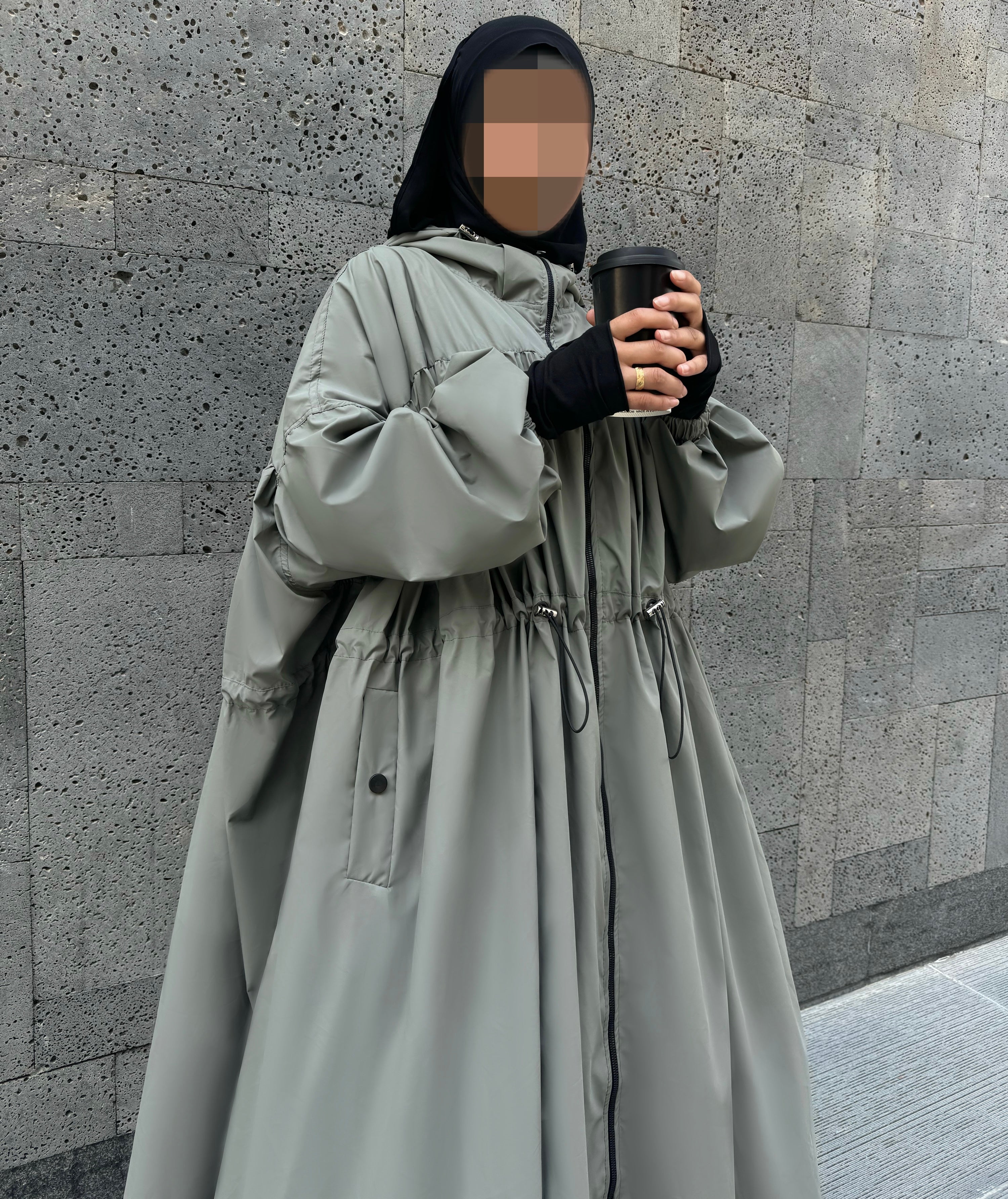 ANORAK COMPACT WATERPROOF gris