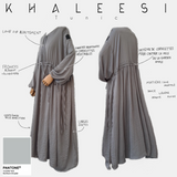 Long loose tunic "KHALEESI TUNIC" - OUMMI BASICS