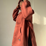 Oversize-Kapuzensweatshirt „PEACEFULL HOODIE“ – OUMMI BASICS