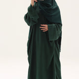 Abaya kimono à nouer en lin naturel