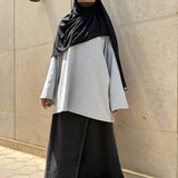 T-shirt oversize à manches longues « BASE LAYER » - OUMMI BASICS