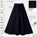 Everyday black  ensemble composé d'une chemise et d'une jupe en Cotton midnight black