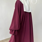 Abaya femme coupe évasée Joséphine - OUMMI MUSLIM