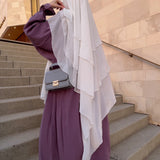 Abaya femme coupe évasée Joséphine - OUMMI MUSLIM