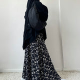Long floral skirt "BLOOM SKIRT" - OUMMI BASICS