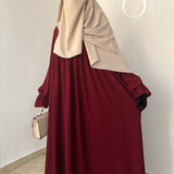 Abaya femme coupe évasée Joséphine - OUMMI MUSLIM