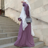 Abaya femme coupe évasée Joséphine - OUMMI MUSLIM