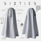 Jupe oversize molletonnée « SIXTIES » - OUMMI BASICS