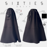 Jupe oversize molletonnée « SIXTIES » - OUMMI BASICS