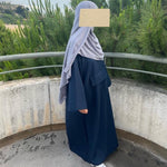 Abaya femme bleu nuit