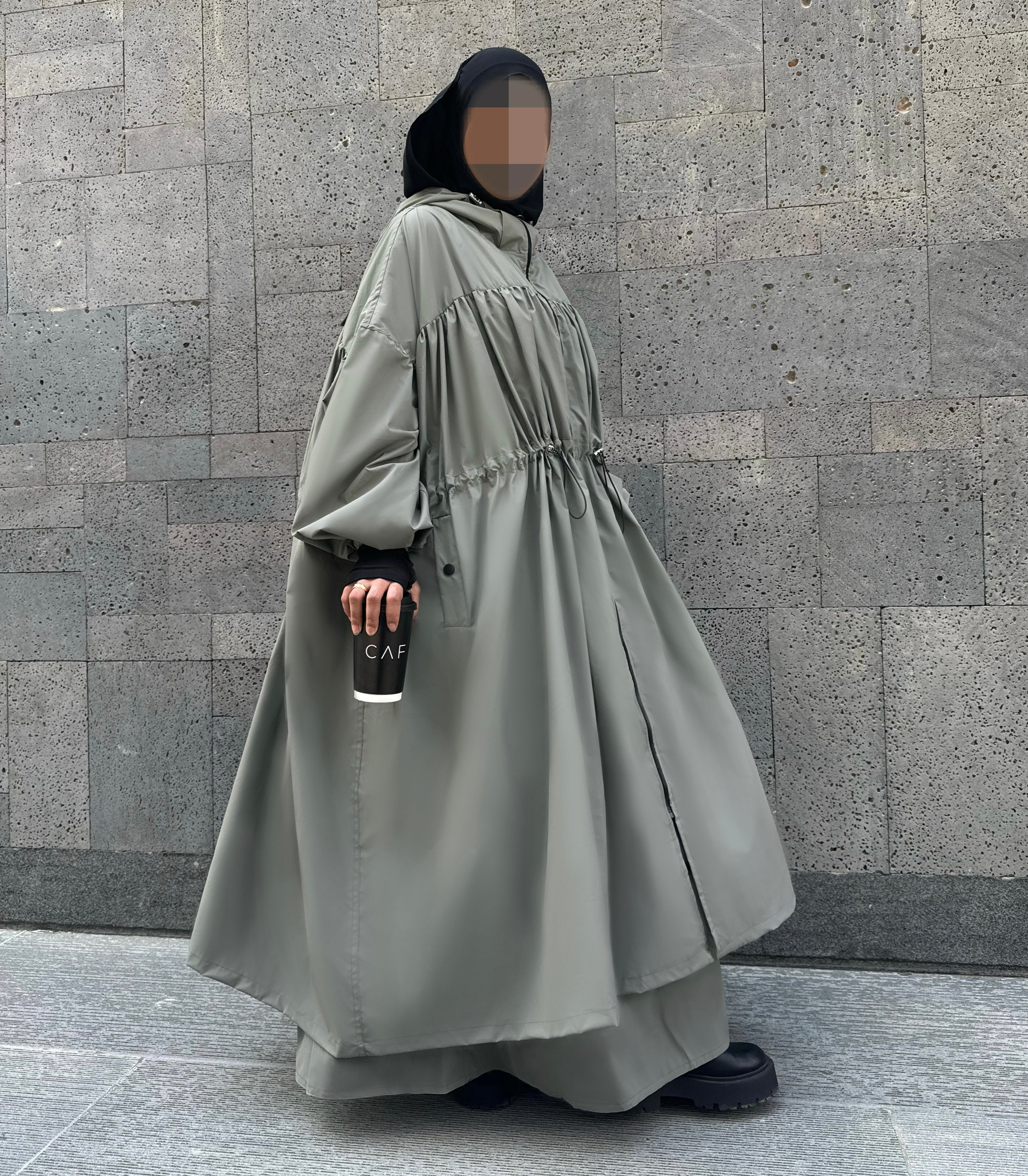 Veste ANORAK COMPACT WATERPROOF gris