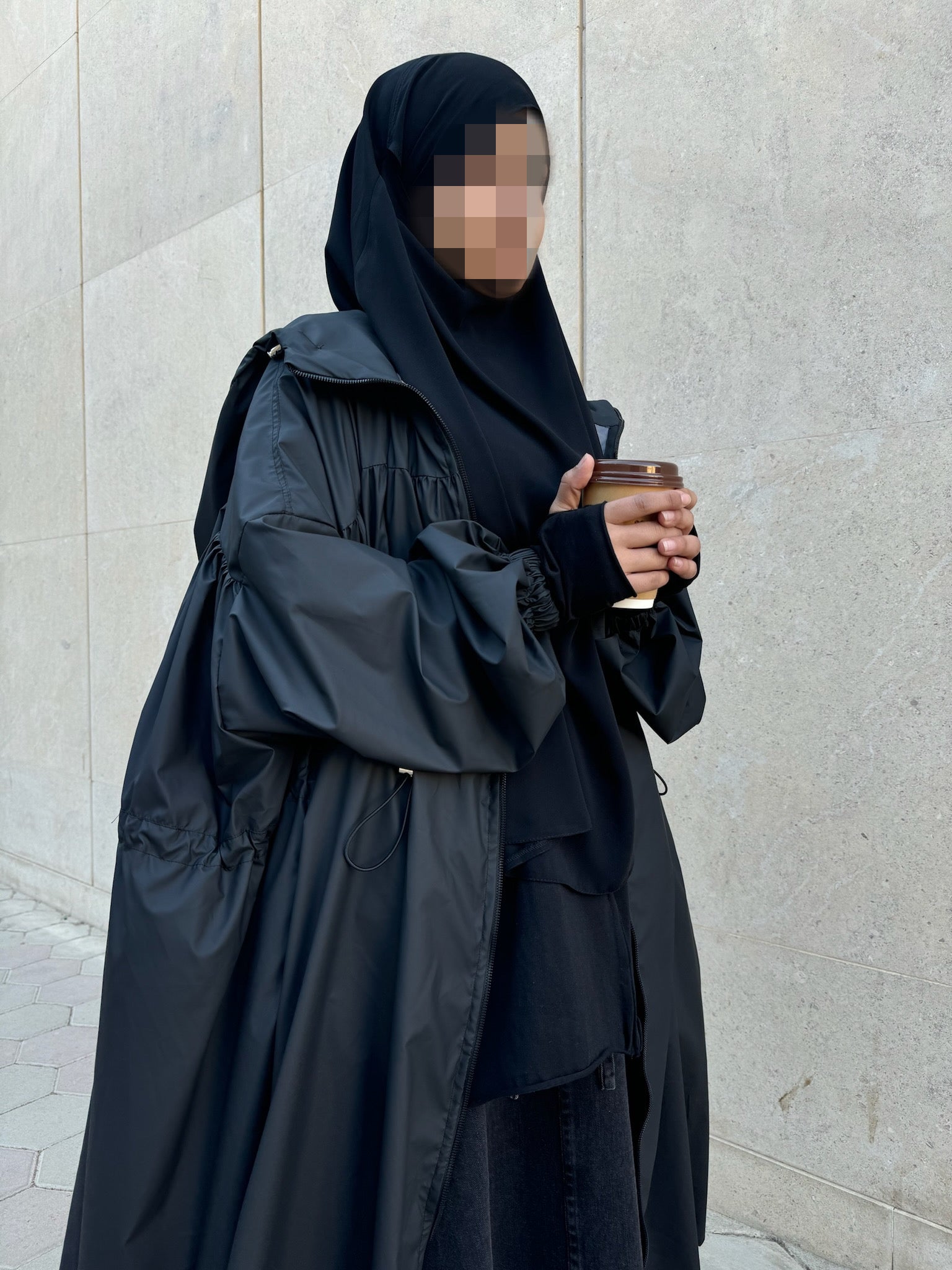 Veste ANORAK COMPACT WATERPROOF noir