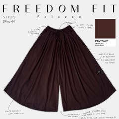 palazzo freedom fit brown stone