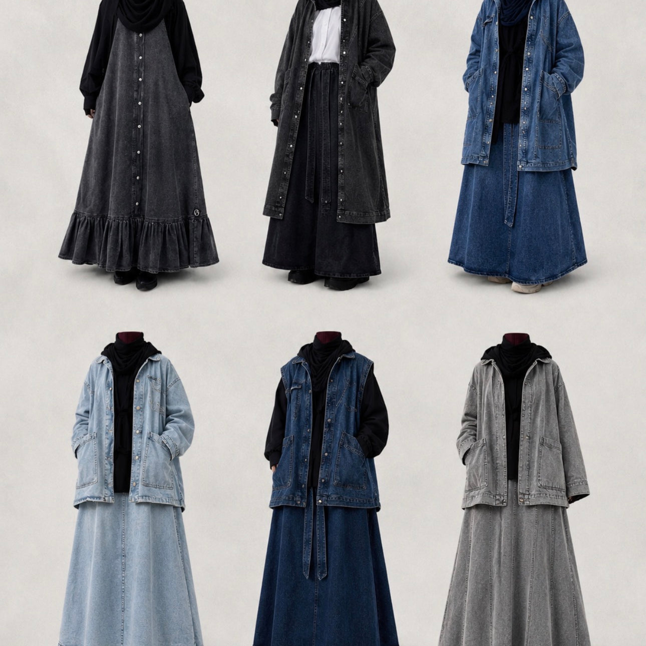 Vêtements modestes en jean 100 % coton : le caractère du denim, l’élégance du mastour