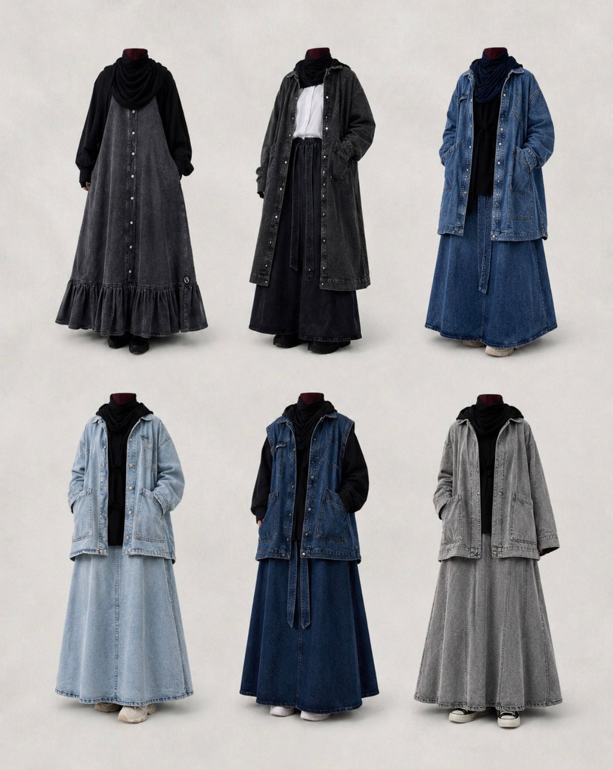 Vêtements modestes en jean 100 % coton : le caractère du denim, l’élégance du mastour