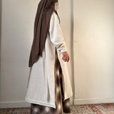 Tunique ajustable en tweed à fentes "COCO HERITAGE" - OUMMI BASICS