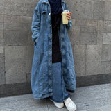 Veste en jean longue oversize « SKYLINE JACKET » - OUMMI BASICS