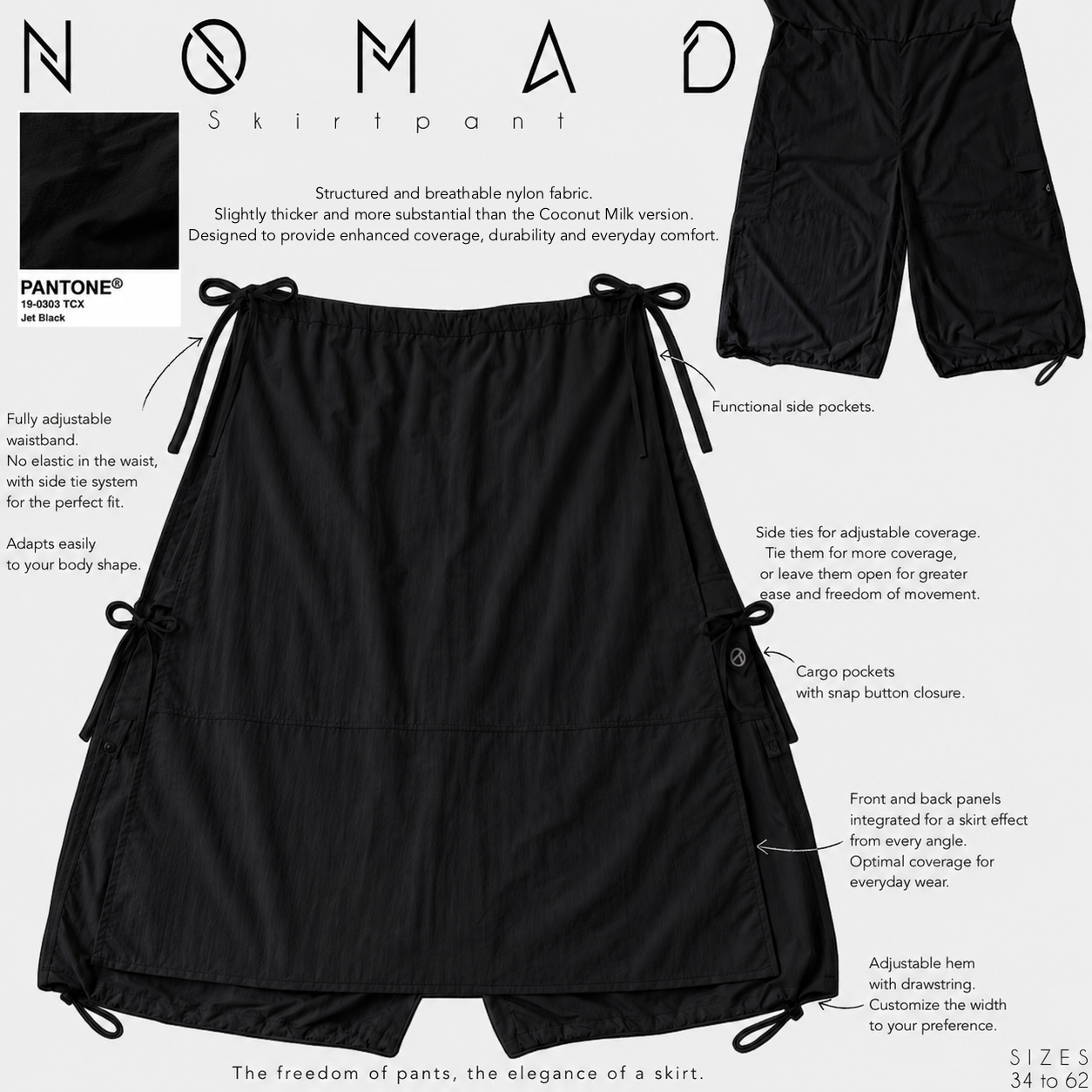 Jupe-pantalon de sport « NOMAD SKIRTPANT » - OUMMI BASICS