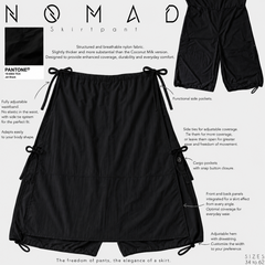 Sporty Skirt-Pants "NOMAD SKIRTPANT" - OUMMI BASICS
