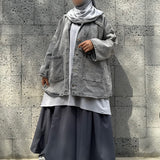 Oversized Denim Jacket "RÉTRO JACKET" Edition 2 - OUMMI BASICS