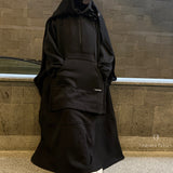 Sweat oversize à capuche "PEACEFULL HOODIE" - OUMMI BASICS