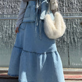 Veste en jean sans manches « FADED SLEEVELESS » - OUMMI BASICS