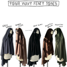 Khimar capuche 2 voiles à fentes 