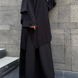 Palazzo léger en viscose rayée « LINE PALAZZO » - OUMMI BASICS