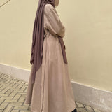 Long suede coat "SOFT SUEDE COAT" - OUMMI BASICS