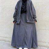 Veste oversize en velours côtelé « VELVET JACKET » - OUMMI BASICS