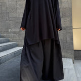 Palazzo léger en viscose rayée « LINE PALAZZO » - OUMMI BASICS