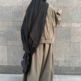 Veste oversize finition veloutée « VELORA JACKET » - OUMMI BASICS