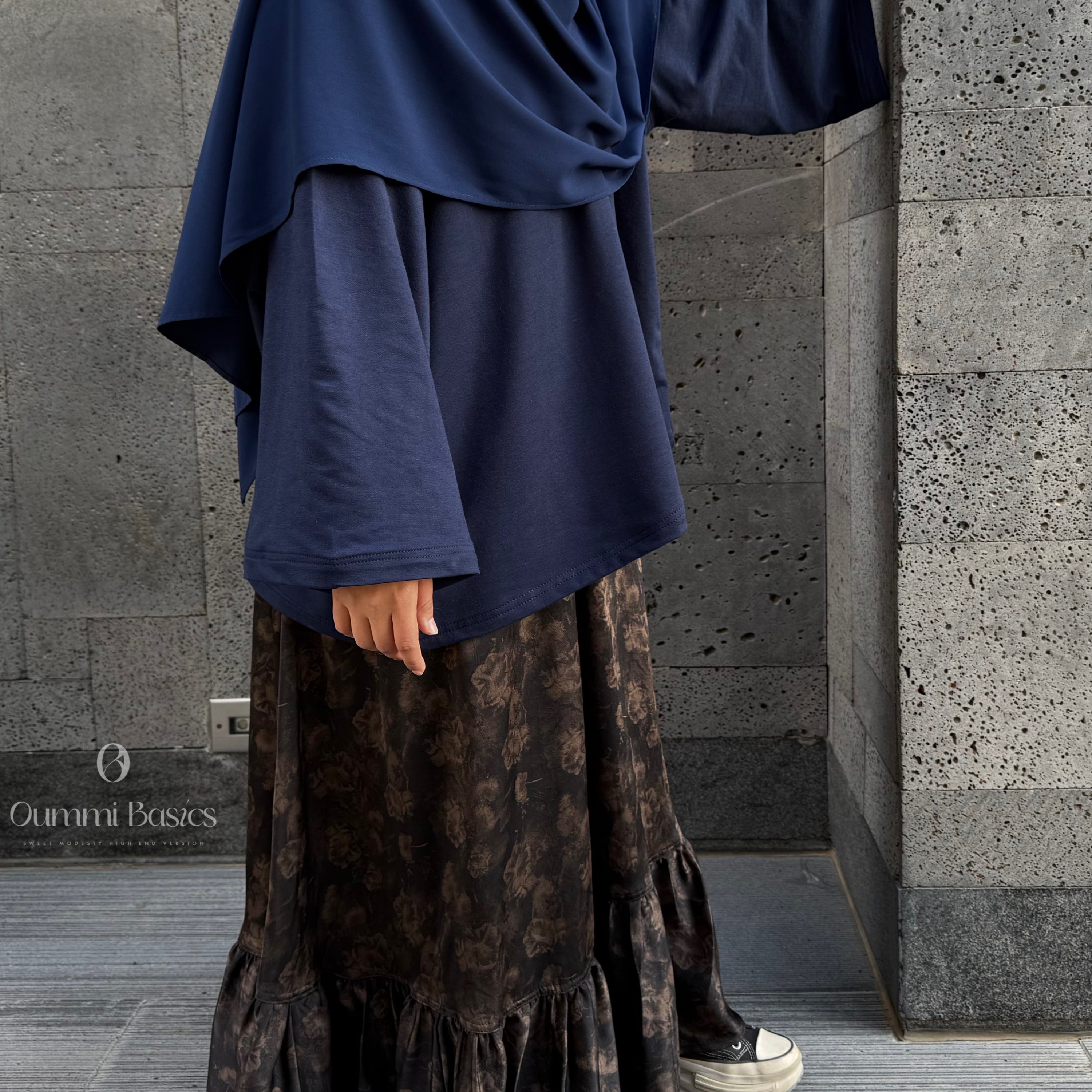 T-shirt oversize à manches longues « BASE LAYER » - OUMMI BASICS