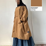 Trench-coat 3/4 à fermeture croisée « GRACE TRENCH » - OUMMI BASICS