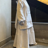 Sweat oversize à capuche "PEACEFULL HOODIE" - OUMMI BASICS