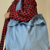 Palazzo effet jupe en jean « DENIM PALAZZO » - OUMMI BASICS