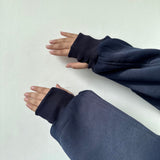 Oversize-Kapuzensweatshirt „PEACEFULL HOODIE“ – OUMMI BASICS