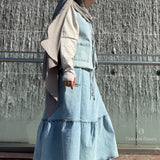 Veste en jean sans manches « FADED SLEEVELESS » - OUMMI BASICS