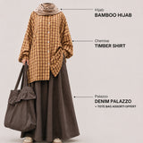 Chemise oversize à carreaux « TIMBER SHIRT » - OUMMI BASICS