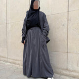 Oversized corduroy skirt "VELVET SKIRT" - DAILY DRESS