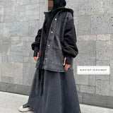 Veste oversize bi-matière "HYBRID JACKET" - DAILY DRESS