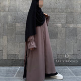 Maxi-chemise à fentes "CATERINA" - OUMMI BASICS
