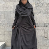 Tunique longue finition veloutée « VELORA LONG TUNIC » - OUMMI BASICS