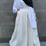 Women's linen palazzo pants "FREEDOM FIT" - OUMMI BASICS